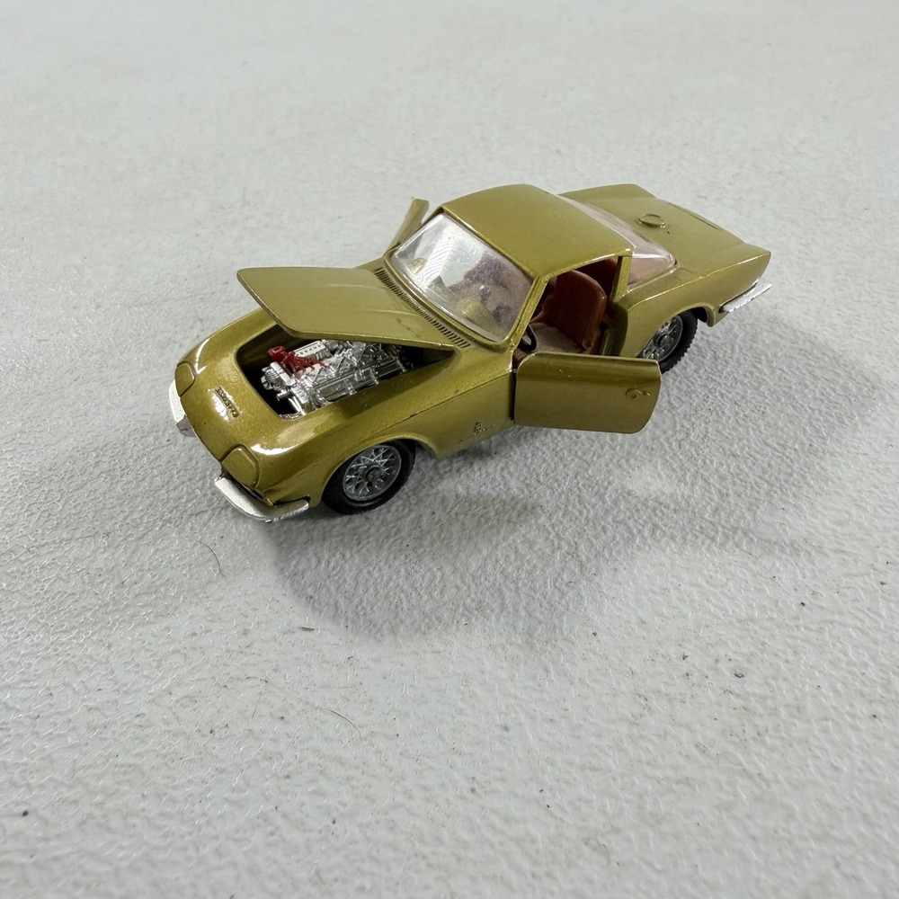 Mebetoys Chevrolet Corvette Rondine Pininfarina A-22 Gold 1/43 Scale Car Italy